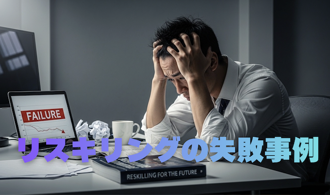 リスキリングの失敗事例8選！やりがちな落とし穴を徹底解説