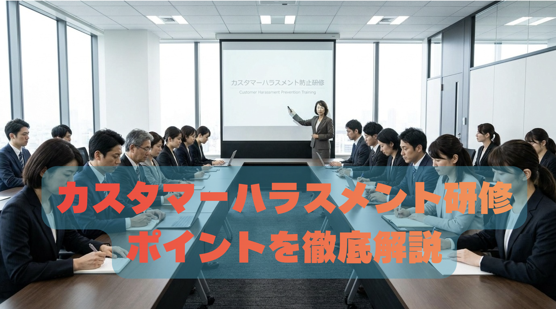 カスタマーハラスメント研修とは？内容・効果・実施のポイントを徹底解説