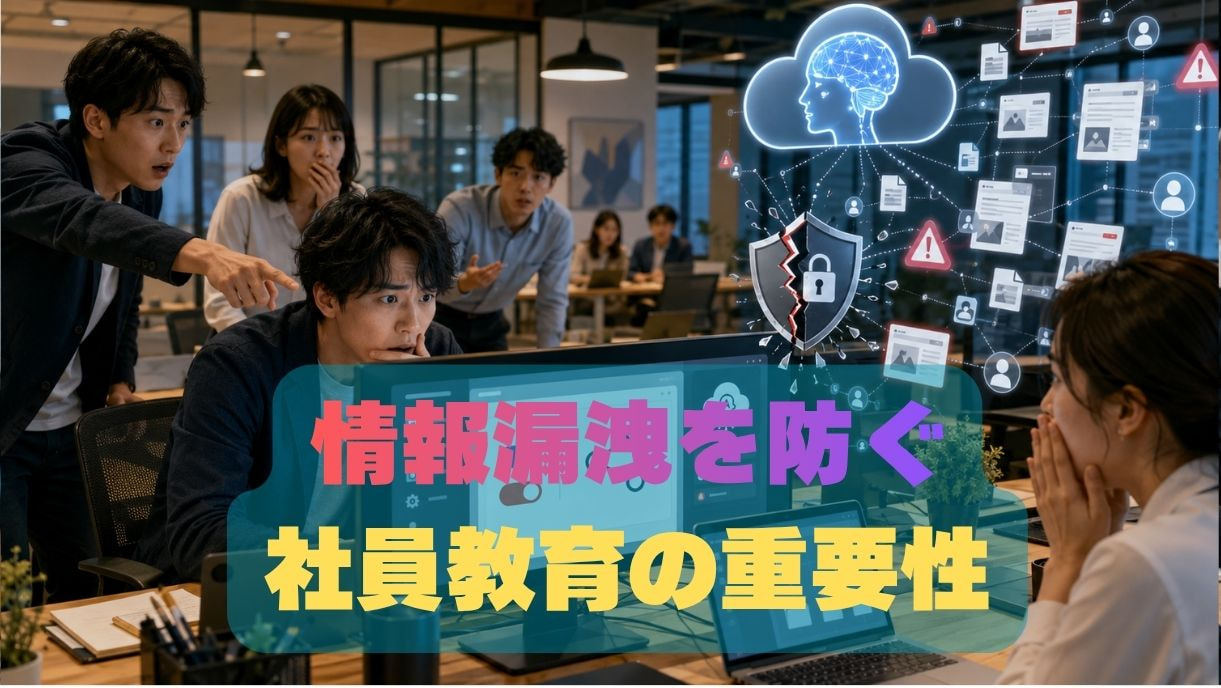 情報漏洩を防ぐ社員教育とは？よくある原因とリスク対策